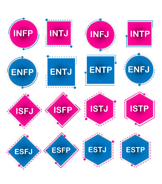 Profils de personnalité DNA Romance : 16 types