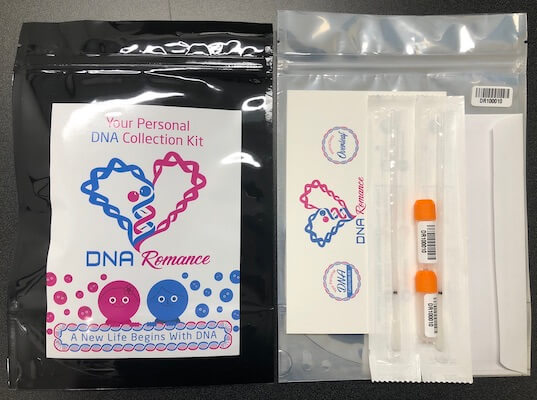 Kit per test del DNA - tamponi salivari e provette di raccolta