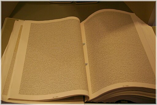 DNA alignment written in paper